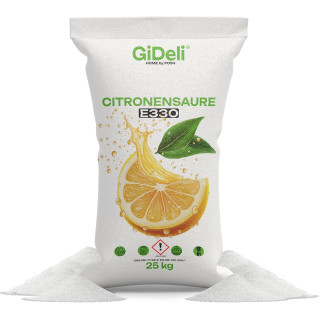 Zitronensäure 25kg - Entkalker Citric Acid | GiDeli