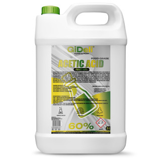 Essigsäure 60% 5L - Konzentrat Reinigung Entkalkung | GiDeli