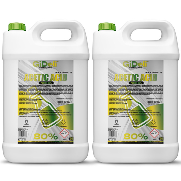 Essigsäure 80% 10L - Konzentrat Reinigung | GiDeli