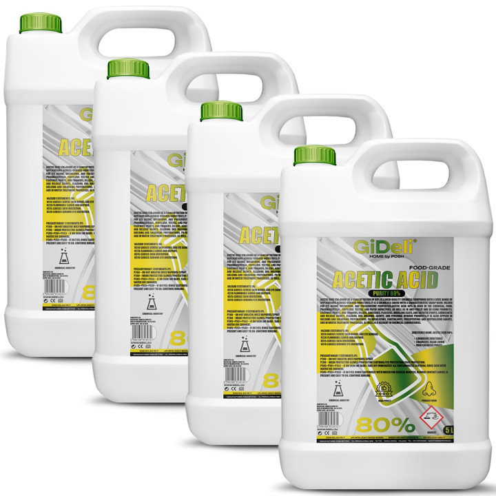 Essigsäure 80% 20L - Konzentrat Reinigung | GiDeli