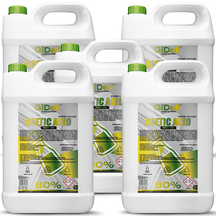Essigsäure 80% 25L - Konzentrat Reinigung | GiDeli