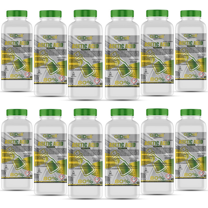 Essigsäure 80% 12L - Konzentrat Reinigung | GiDeli
