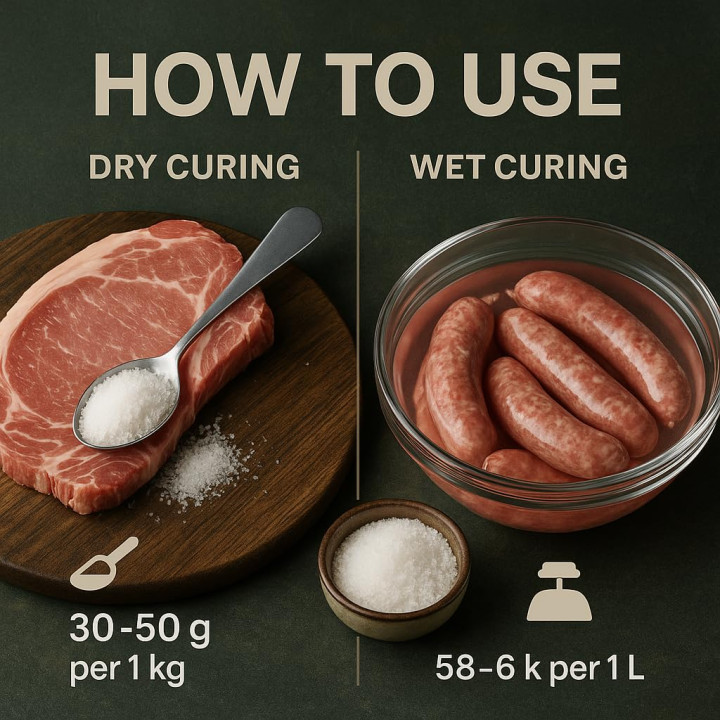 Nitritpökelsalz 5kg - Pökelsalz Fleisch Wurst | GiDeli