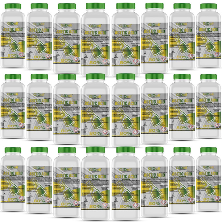 Essigsäure 80% 24L - Konzentrat Reinigung | GiDeli