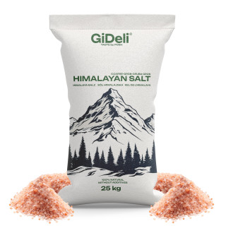 Himalayasalz 25kg - Rosa Grob Kristallsalz | GiDeli
