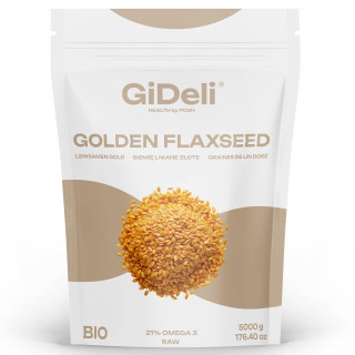 Goldene Leinsamen 5kg - Ganze Körner Vegan Natur | GiDeli