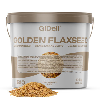 Goldene Leinsamen 10kg - Ganze Körner Vegan Natur | GiDeli