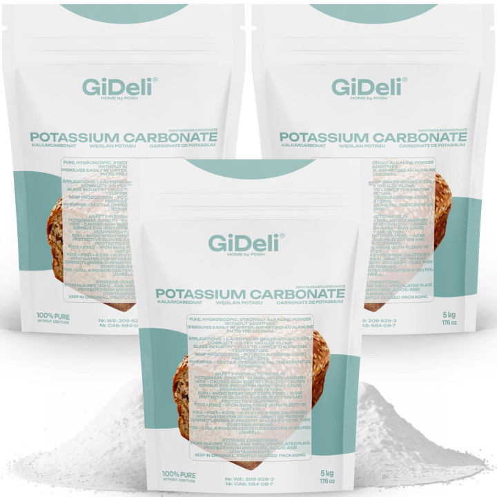 Kaliumcarbonat 15kg - Pottasche K2CO3 | GiDeli