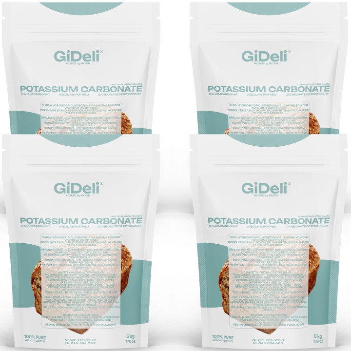 Kaliumcarbonat 20kg - Pottasche K2CO3 | GiDeli
