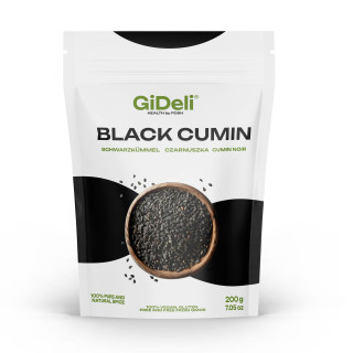 Schwarzkümmel 200g - Ganz Samen Nigella Sativa | GiDeli