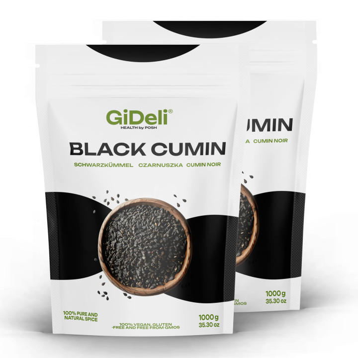 Schwarzkümmel 2kg - Ganz Samen Nigella Sativa | GiDeli