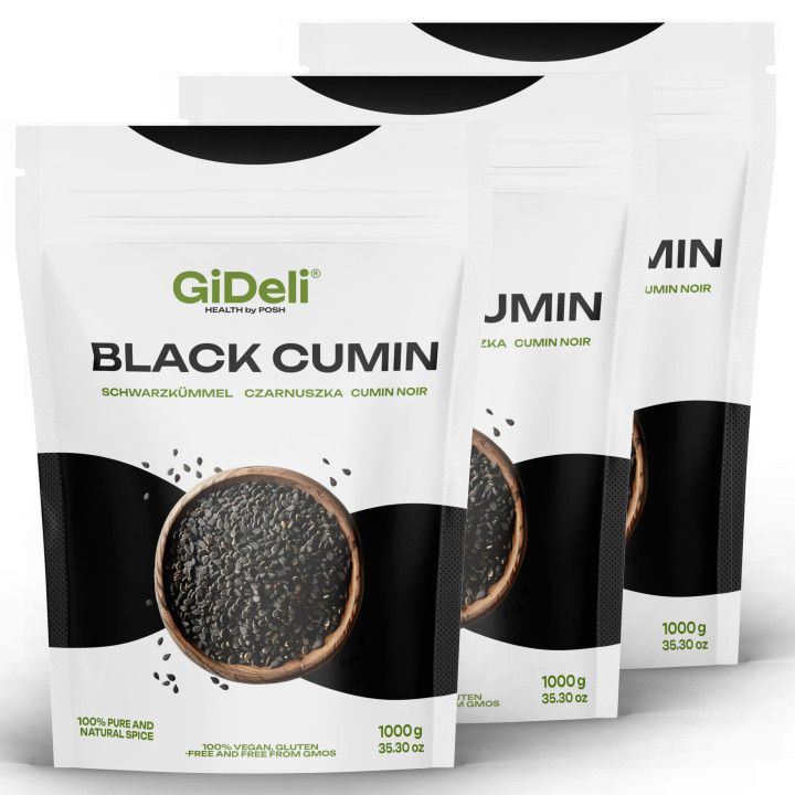 Schwarzkümmel 3kg - Ganz Samen Nigella Sativa | GiDeli