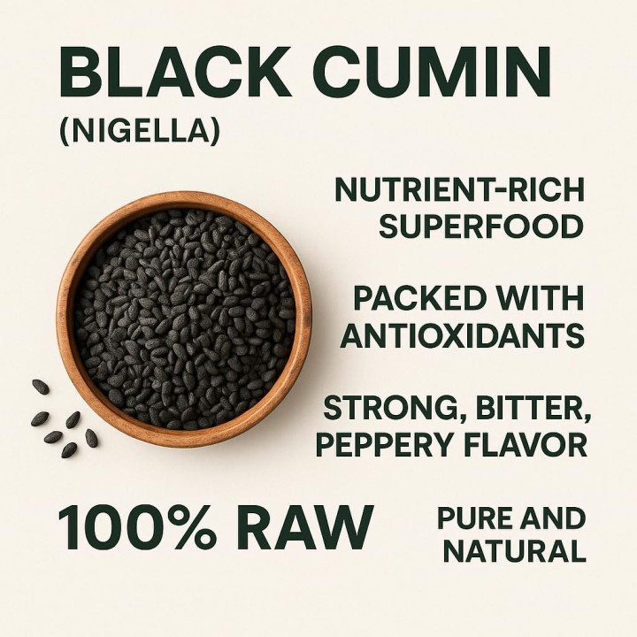 Schwarzkümmel 3kg - Ganz Samen Nigella Sativa | GiDeli