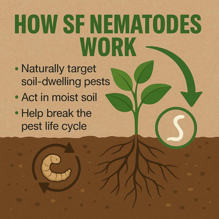SF Nematoden 50 Mio - gegen Trauermücken Thripse | GiDeli