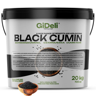 Schwarzkümmel 20kg - Ganz Samen Nigella Sativa | GiDeli