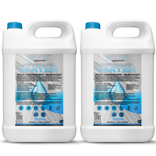 Demineralisiertes Destilliertes Wasser 10L - Rein | GiDeli