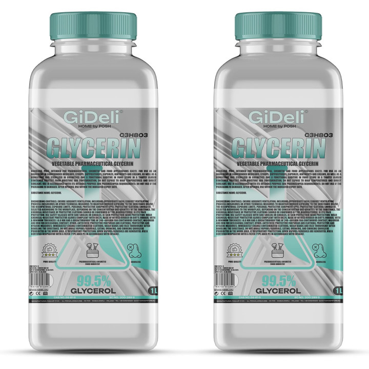 Glycerin VG 2L 99,5% - Pharmaqualität E422 | GiDeli