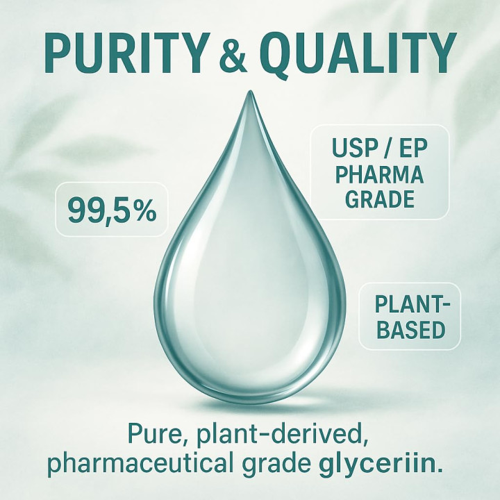 Glycerin VG 10L 99,5% - Pharmaqualität E422 | GiDeli