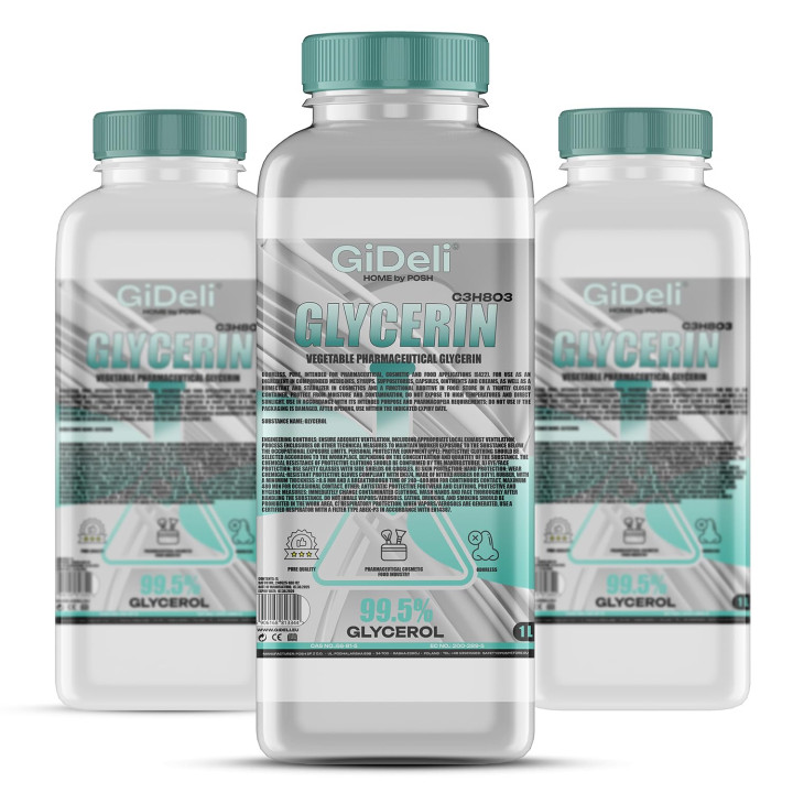 Glycerin VG 3L 99,5% - Pharmaqualität E422 | GiDeli