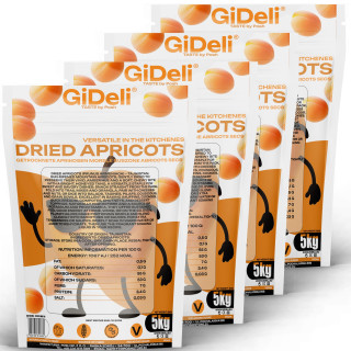 Getrocknete Aprikosen 20kg - Ohne Zuckerzusatz | GiDeli