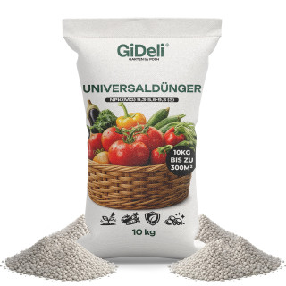 Universaldünger 10kg - NPK Gartendünger chloridarm | GiDeli