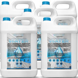 Demineralisiertes Destilliertes Wasser 25L - Rein | GiDeli