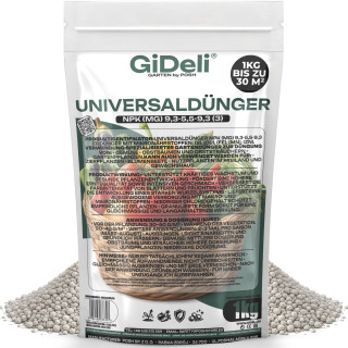 Universaldünger 1kg - NPK Gartendünger chloridarm | GiDeli