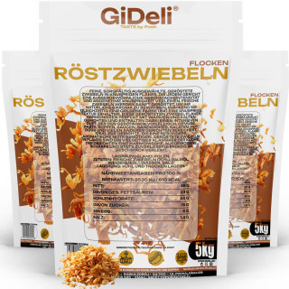 Röstzwiebeln 15kg - Knusprig Geröstet Zwiebeln | GiDeli