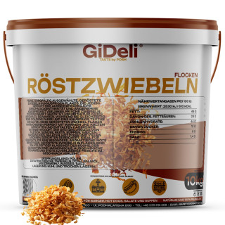 Röstzwiebeln 10kg - Knusprig Geröstet Zwiebeln | GiDeli