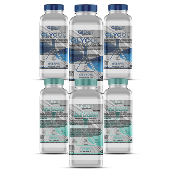 Glycerin 3L - + Propylenglykol 3L 99,5% Kosmetik | GiDeli
