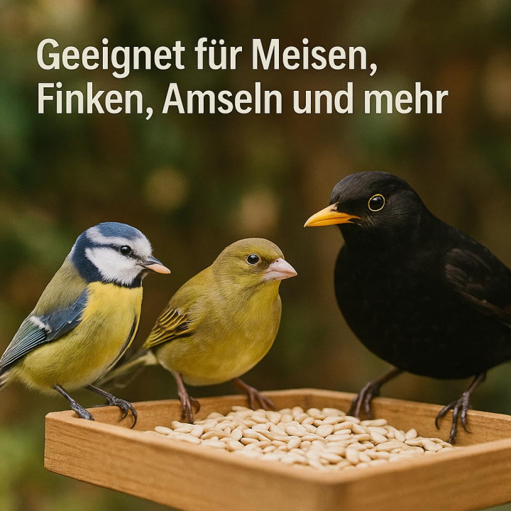 Sonnenblumenkerne 5kg - Geschält Natur Vogelfutter | GiDeli