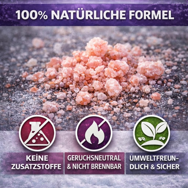 Rosa Streusalz 5kg - Natur Tausalz Grob Eis Schnee | GiDeli