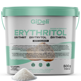 Erythrit 500g - Zuckerersatz Kalorienfrei Low Carb | GiDeli