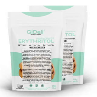 Erythrit 10kg - Zuckerersatz Kalorienfrei Low Carb | GiDeli