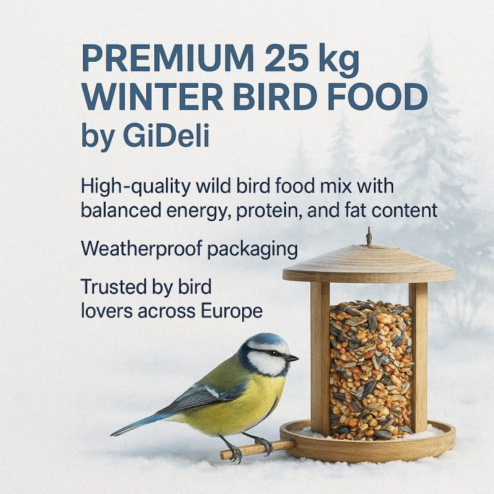 Wildvogelfutter Winter 25kg - Streufutter | GiDeli