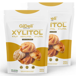 Xylit Birkenzucker 2kg - Zuckerersatz Vegan | GiDeli