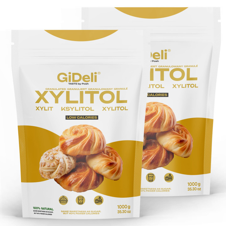 Xylit Birkenzucker 2kg - Zuckerersatz Vegan | GiDeli