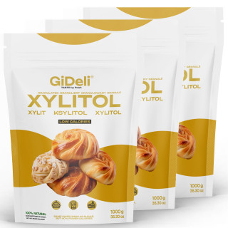 Xylit Birkenzucker 3kg - Zuckerersatz Vegan | GiDeli