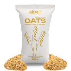 Hafer Ganz 25kg Naturrein Pferdefutter Vogelfutter Geflügel Wildvögel GiDeli