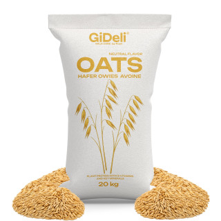 Hafer Ganz 20kg - Naturrein Pferdefutter | GiDeli