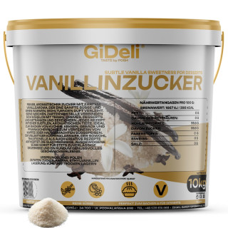Vanillinzucker 10kg - Intensiv Vanille Aroma | GiDeli