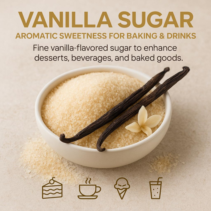 Vanillinzucker 10kg - Intensiv Vanille Aroma | GiDeli