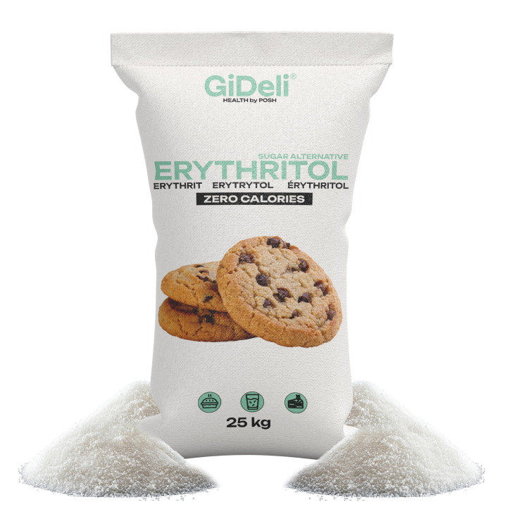 Erythrit 25kg - Zuckerersatz Kalorienfrei Low Carb | GiDeli