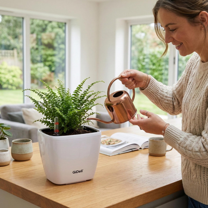 Selbstbewässernder Blumentopf Übertopf | GiDeli