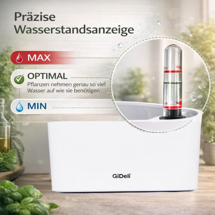 Selbstbewässernder Blumentopf Übertopf | GiDeli