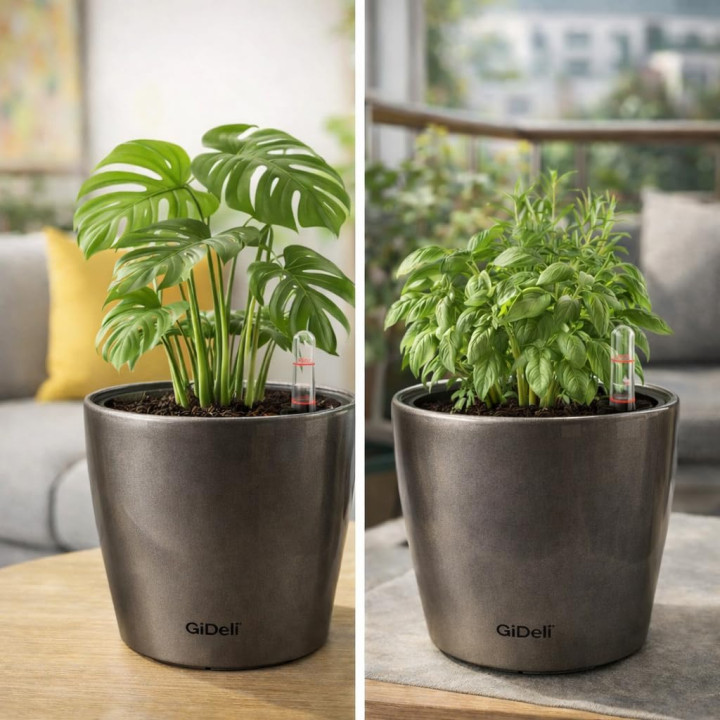 Selbstbewässernder Blumentopf Übertopf | GiDeli