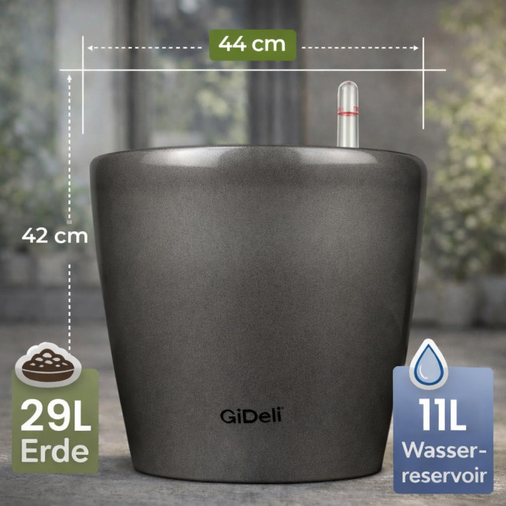 Selbstbewässernder Blumentopf Übertopf | GiDeli