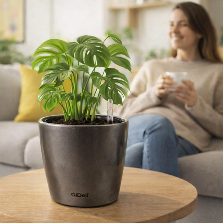 Selbstbewässernder Blumentopf Übertopf | GiDeli