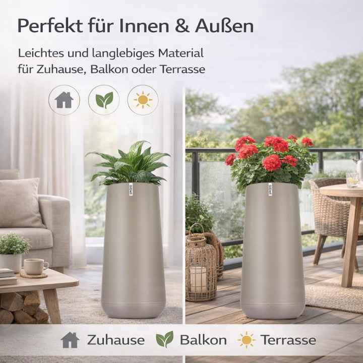 Selbstbewässernder Blumentopf Übertopf | GiDeli