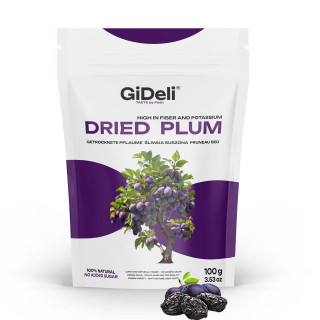 Getrocknete Pflaumen 100g - Ohne Stein Ungesüßt | GiDeli